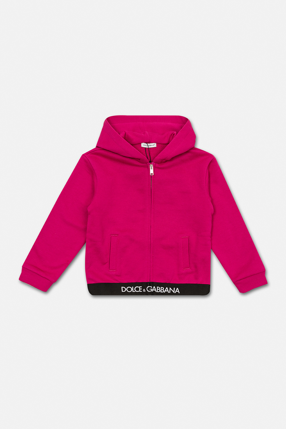 SchaferandweinerShops Mozambique who is dolce and gabbana how to pronounce dolce and gabbana Pink Hoodie with logo Dolce Gabbana Kids